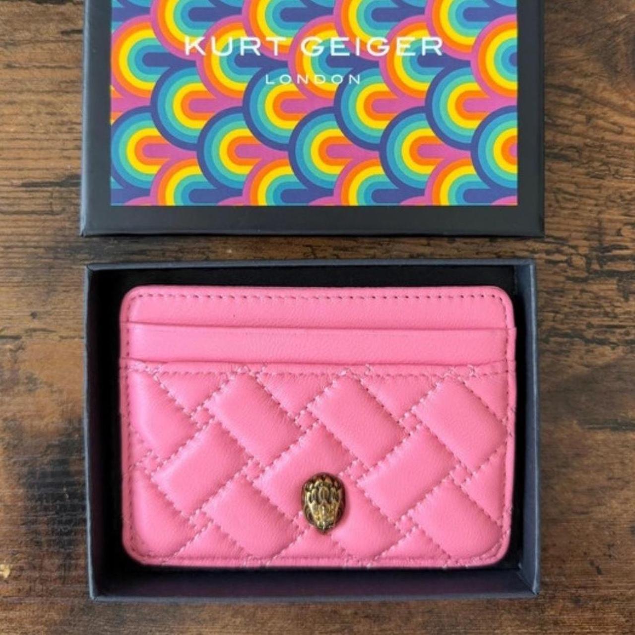 Kurt Geiger London Pink Wallet Card holder with box
