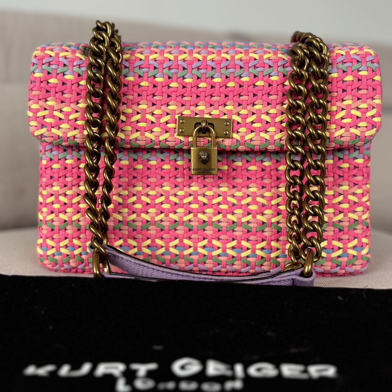 Kurt Geiger Medium Multi Pink Bag Brand New NT