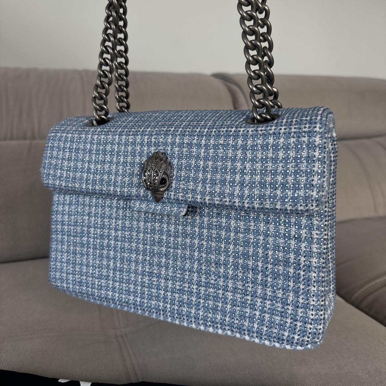 Kurt Geiger Sky Blue Kensington Crystals