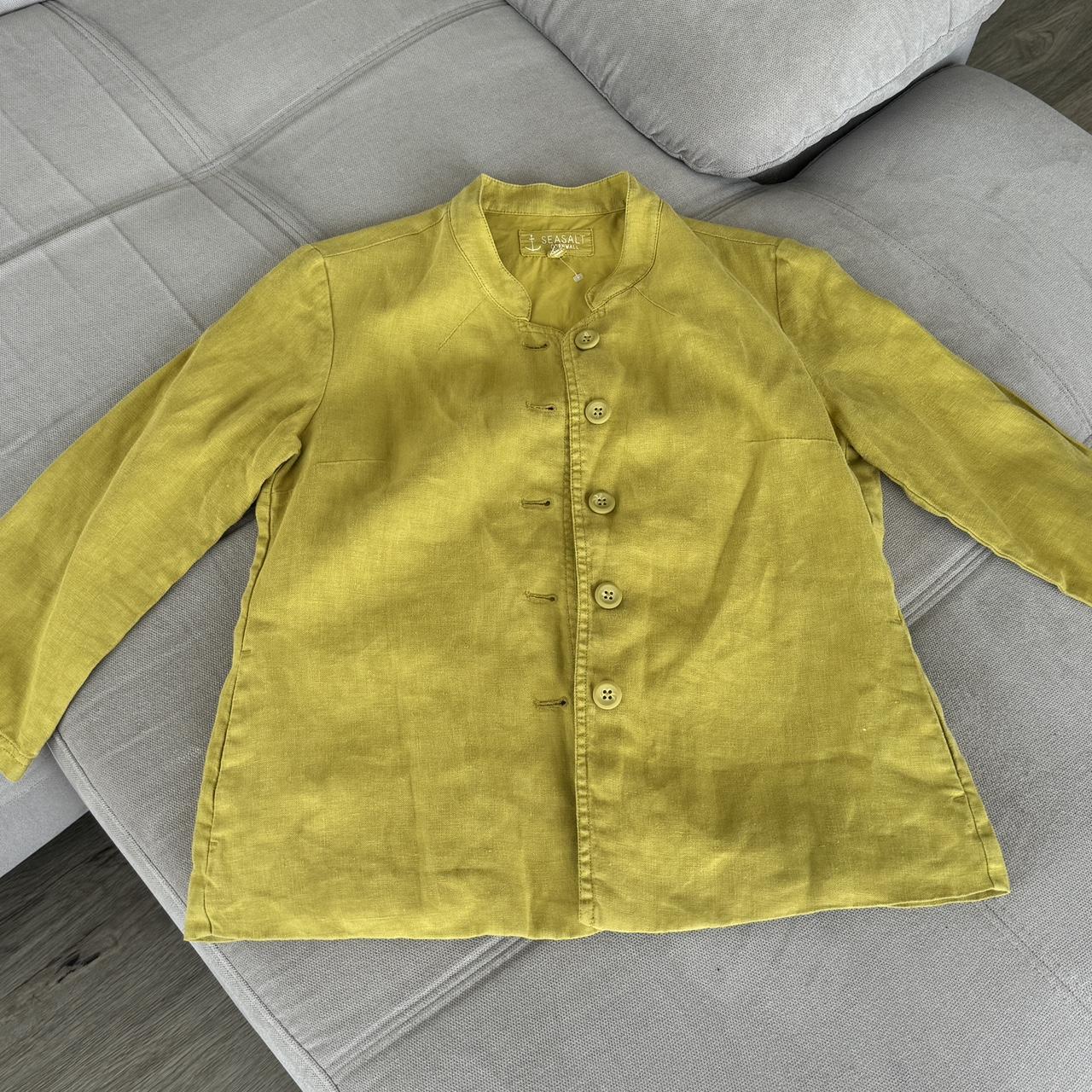 Seasalt yellow linen Blazer Brand New