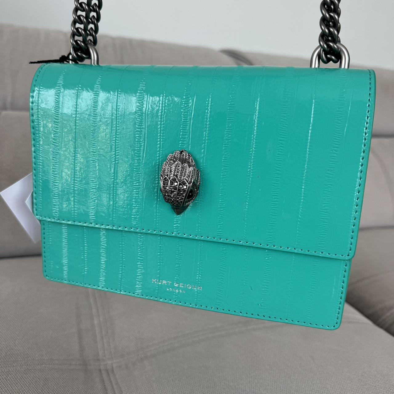 Kurt Geiger London Shoreditch Green Mint Bag BNT