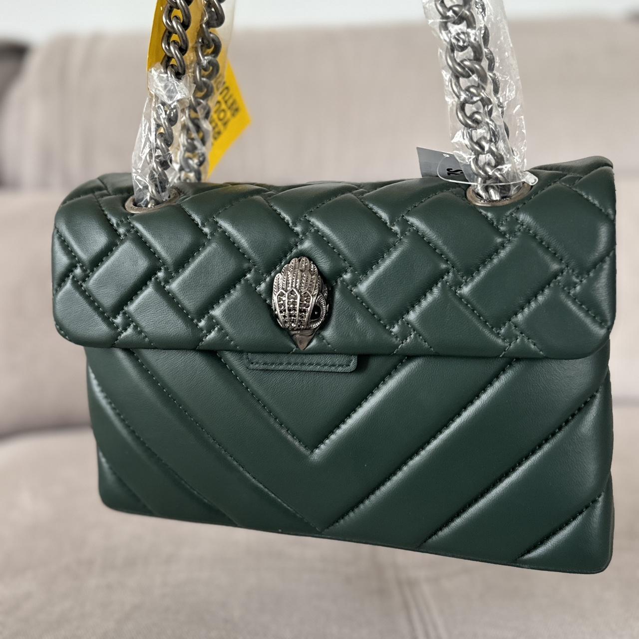 Kurt Geiger Kensington Green Bottle Bag RRP £269 Brand New
