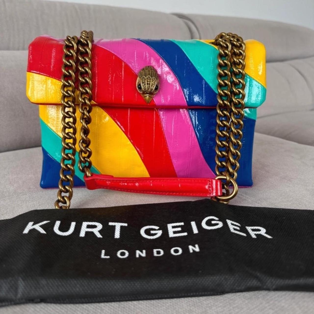 Kurt Geiger Rainbow Red Leather Bag RRP £269