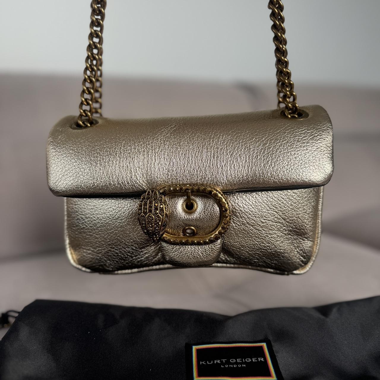 Kurt Geiger London Chelsea Gold Bag