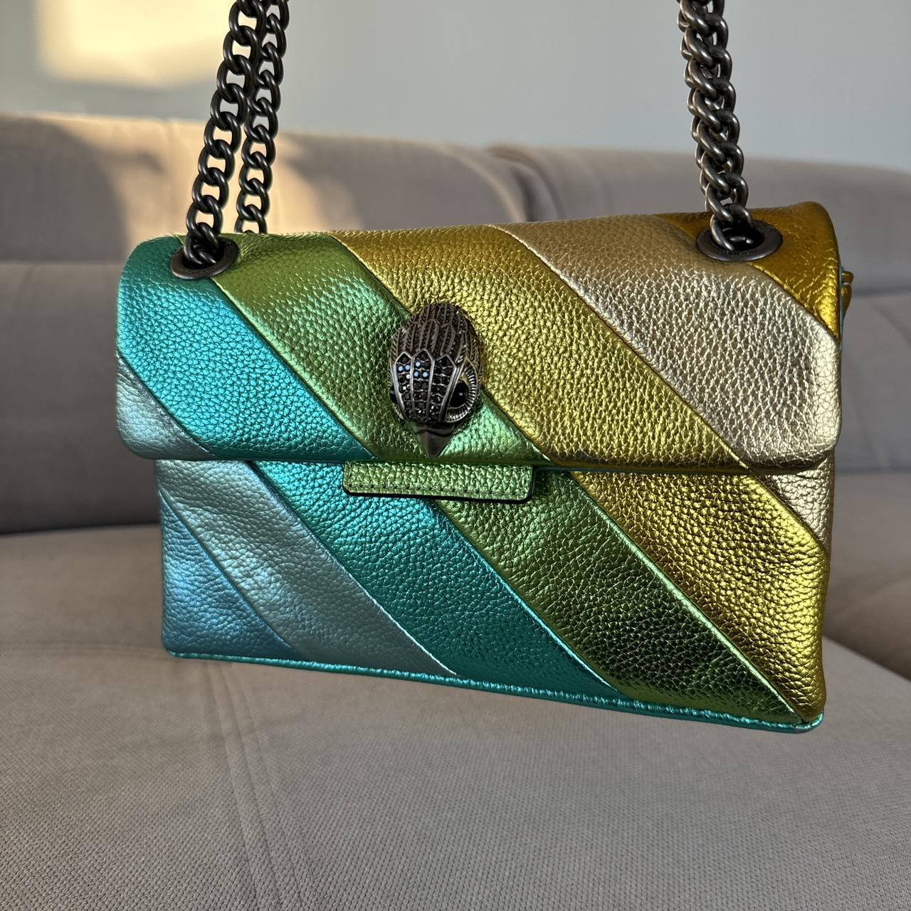 Kurt Geiger Multi Green Rainbow Bag RRP £229