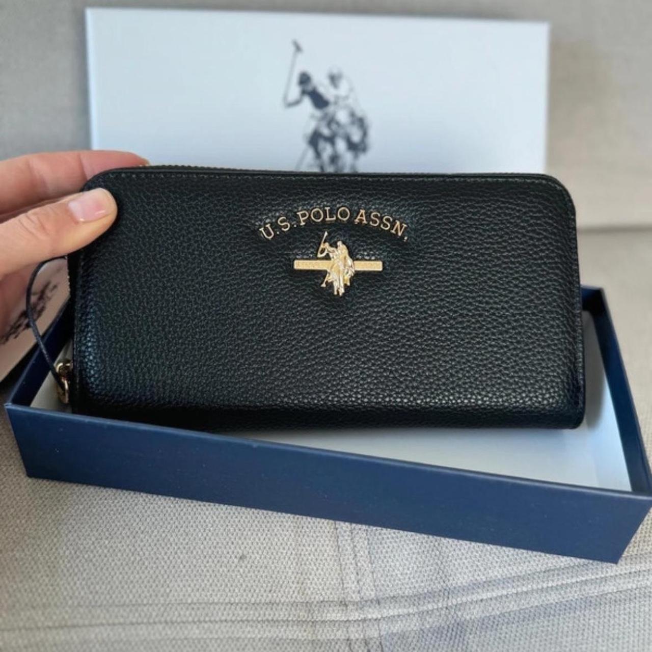 US Polo Assn Black Wallet with box RRP £69