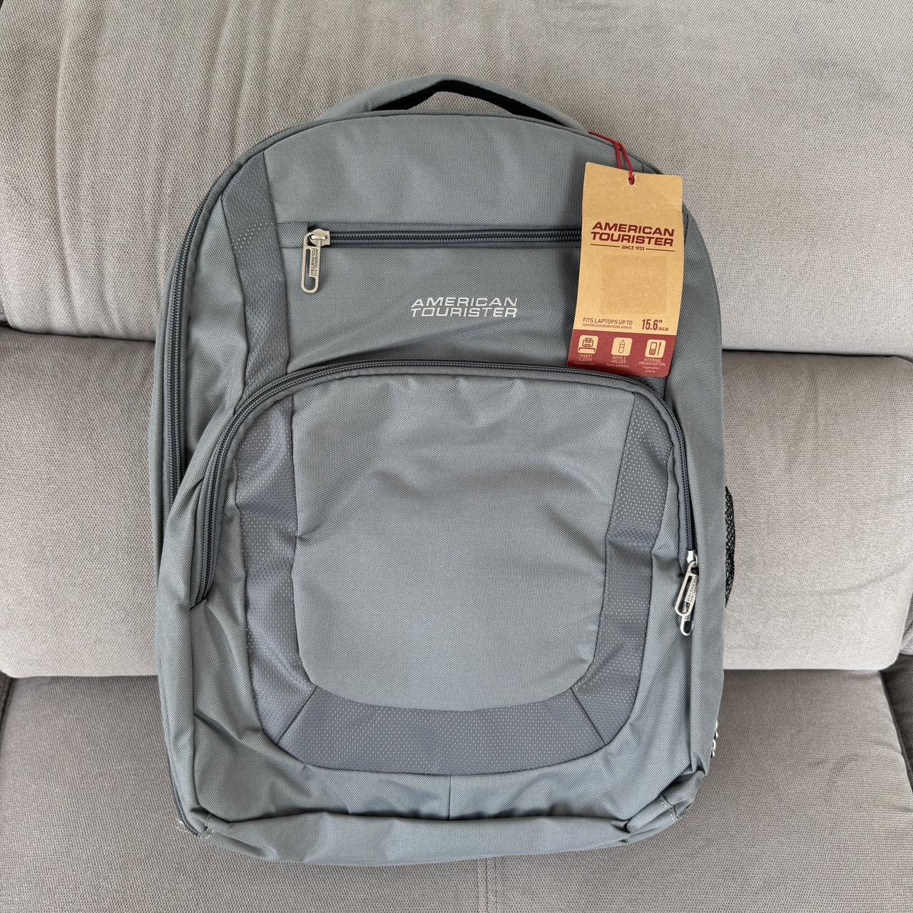 American Tourister Grey Backpack 🎒
