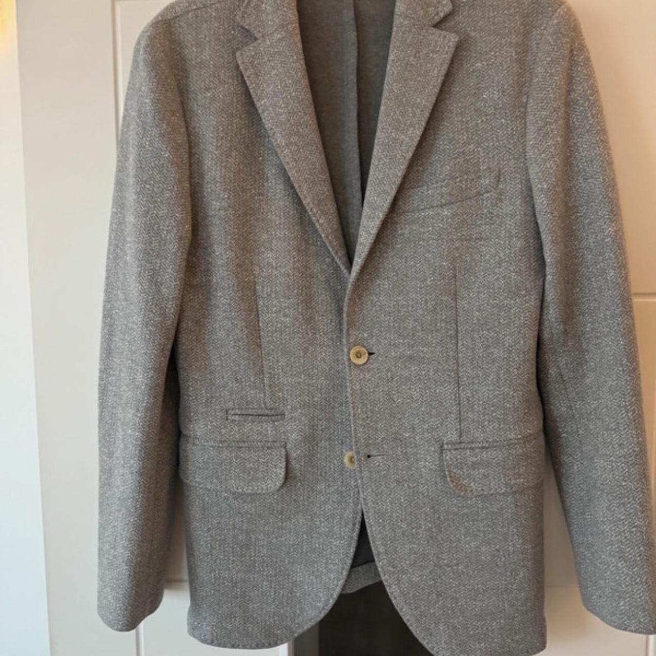 Massimo Dutti Grey Blazer RRP £169
