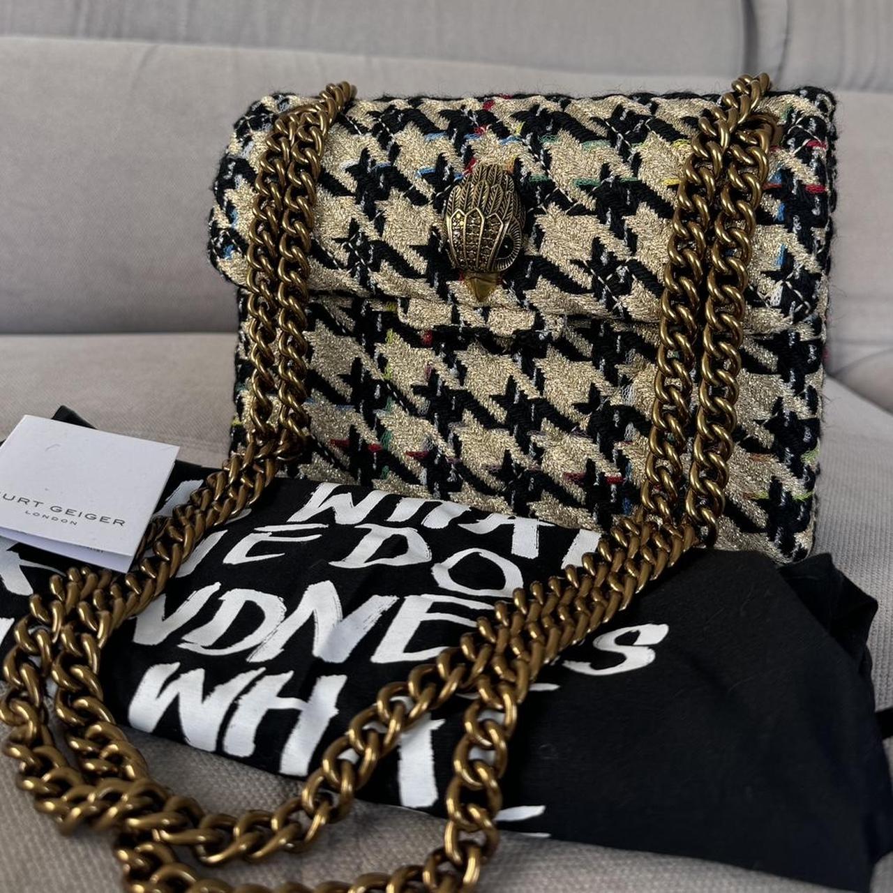 Kurt Geiger Classic Twee Cream Multi Bag
