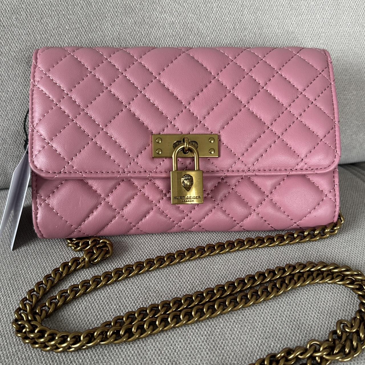 Kurt Geiger Brixton Pink Clutch WOC